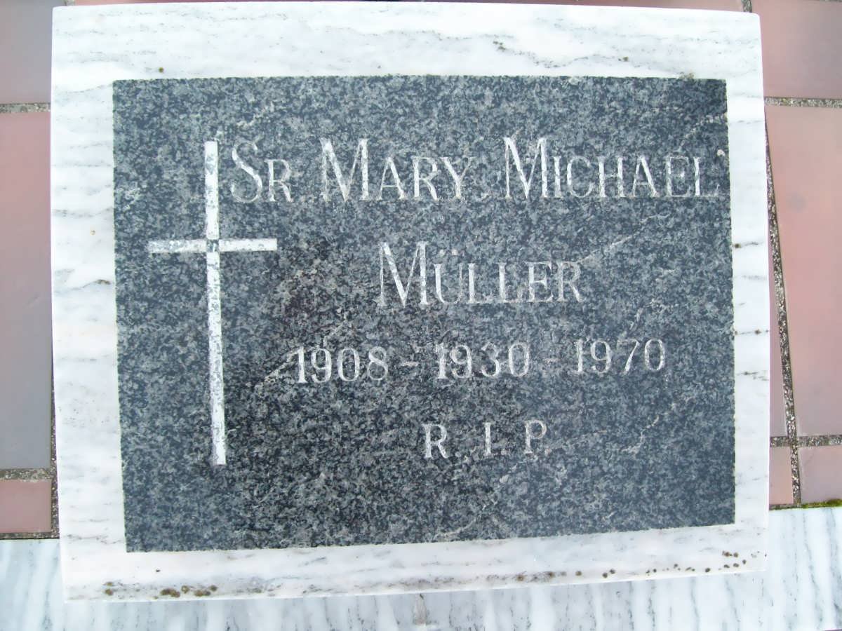 MULLER Mary Michael 1908-1970