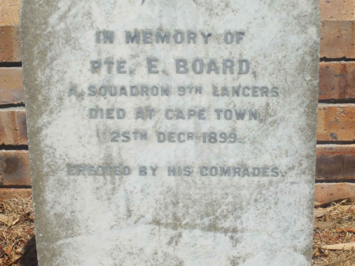 BOARD E. -1899
