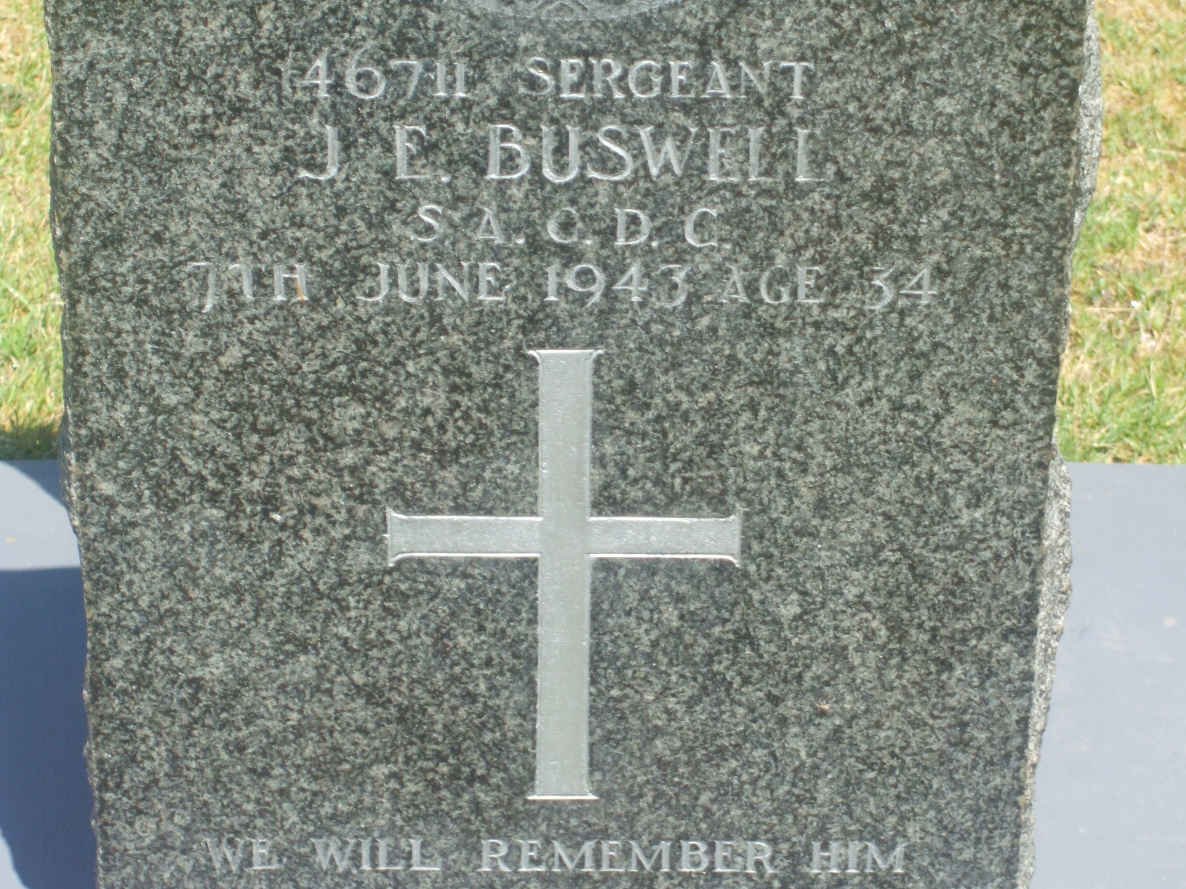 BUSWELL J.E. -1943