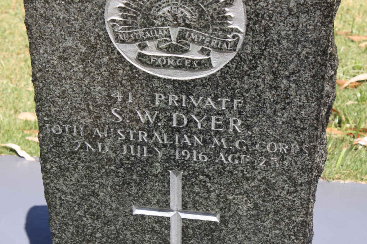 DYER S.W. -1916