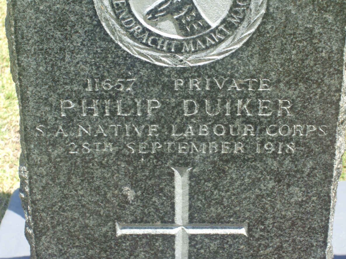 DUIKER Philip −1918