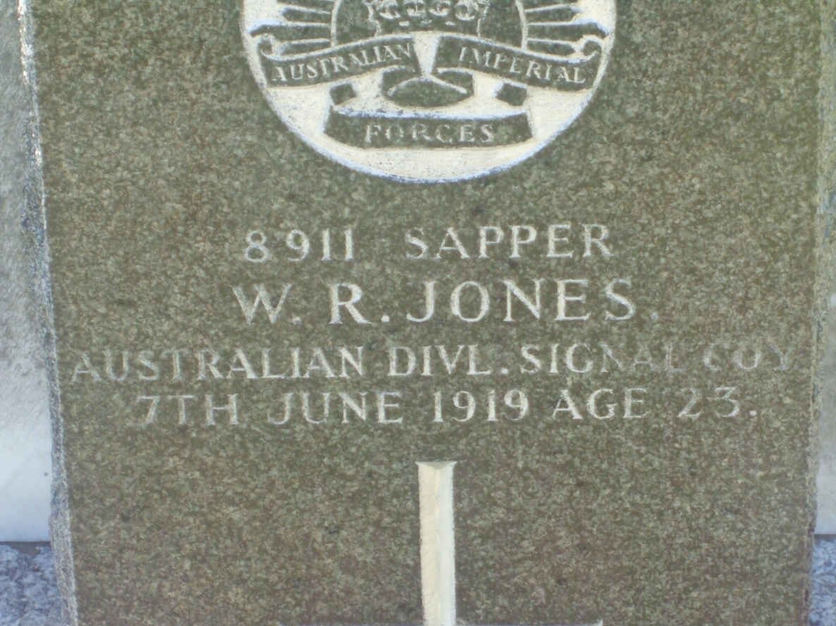 JONES W.R. −1919