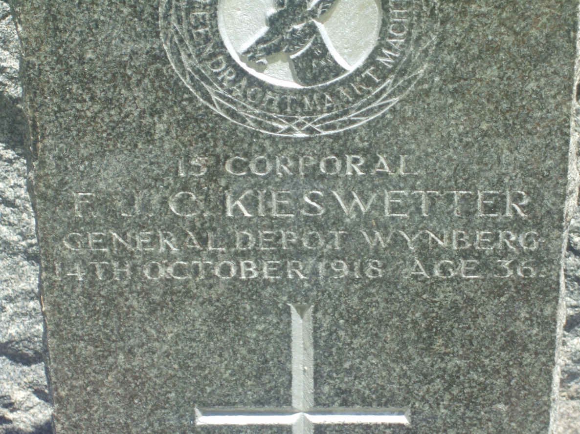 KIESWETTER F.J.C −1918