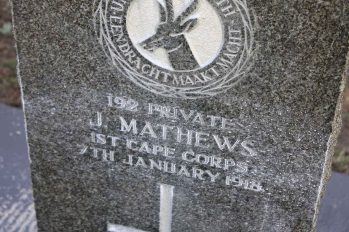 MATHEWS J. -1918