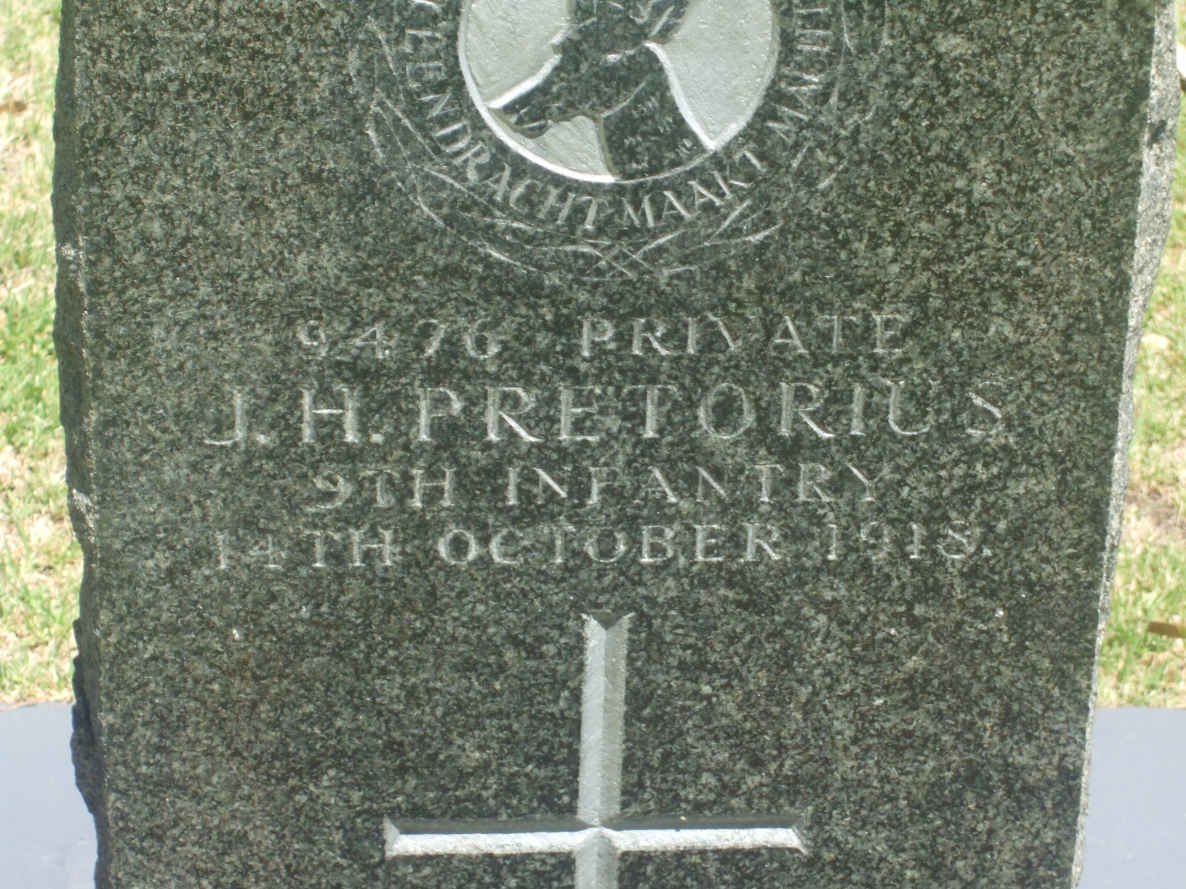 PRETORIUS J.H.-1918
