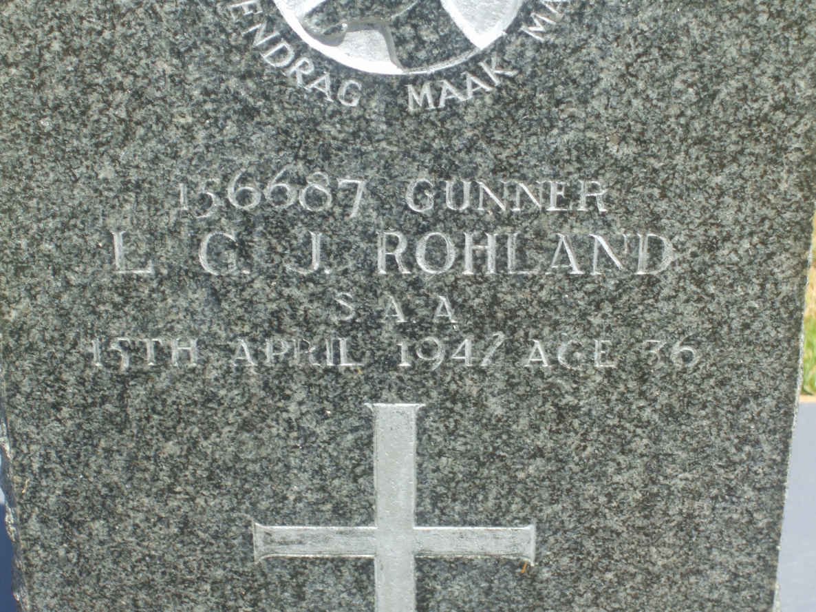 ROHLAND L.G.J.  −194?