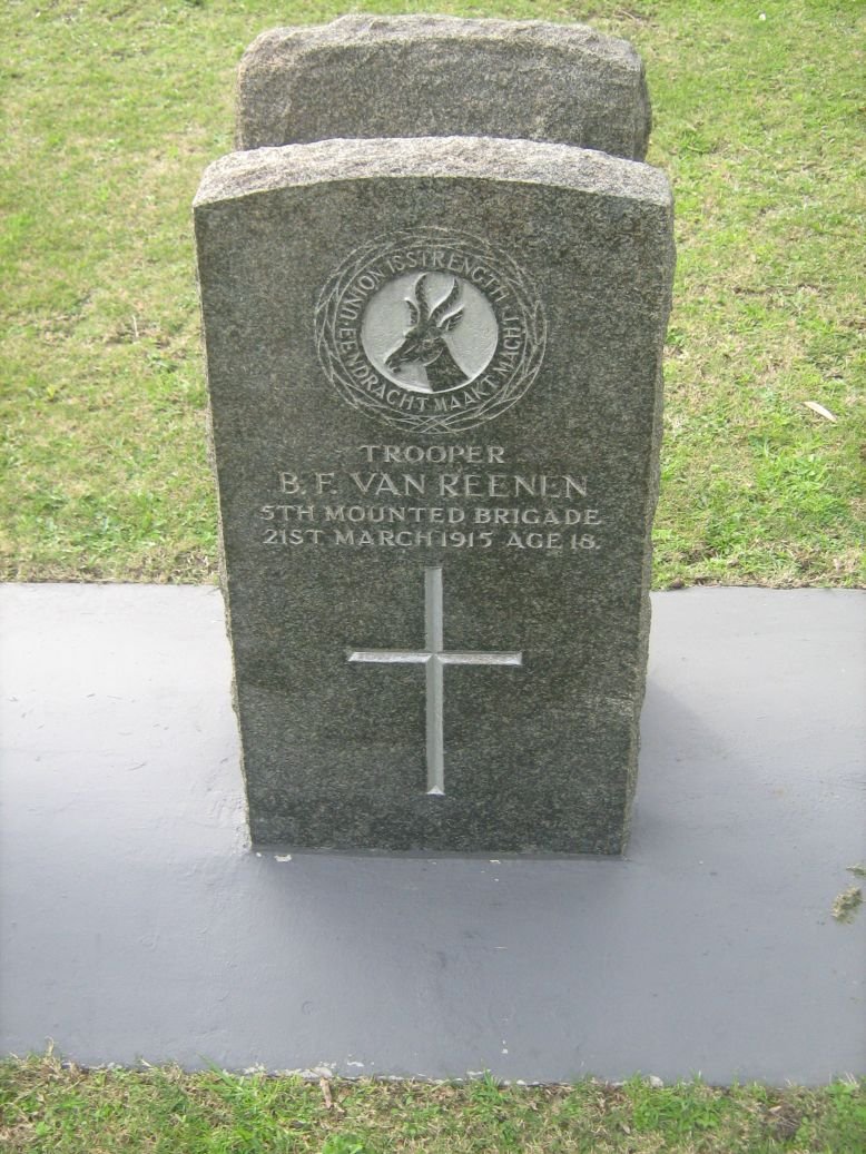 REENEN B.F., van -1915