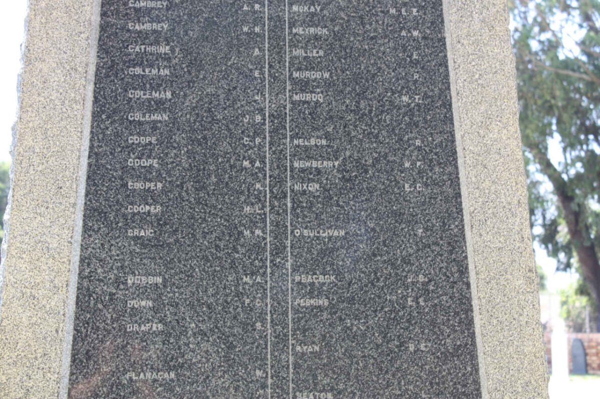08. Monument to those who died 1841-1915 &amp; were buried at Fort Knokke - name list_2