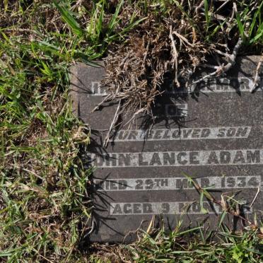 ADAMS John Lance -1934
