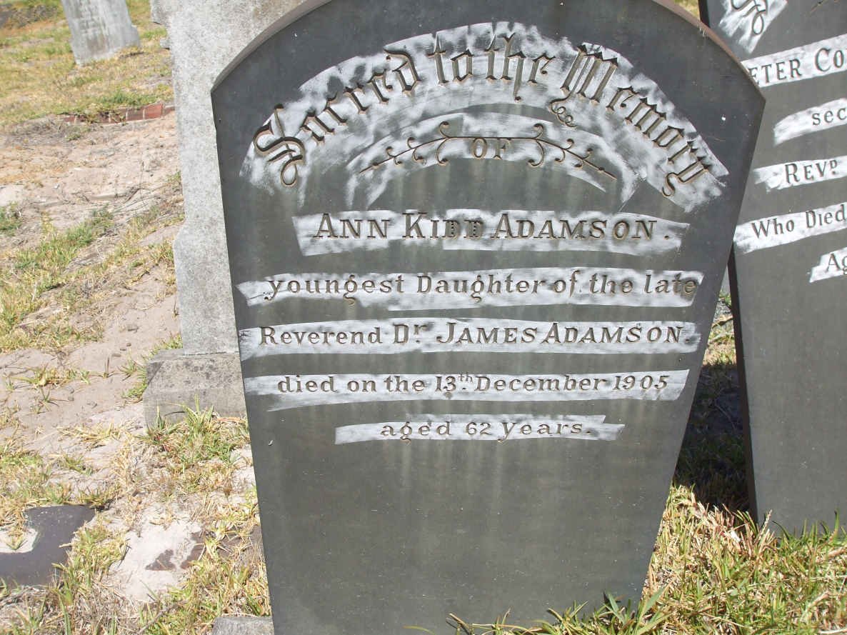 ADAMSON Ann Kidd -1905