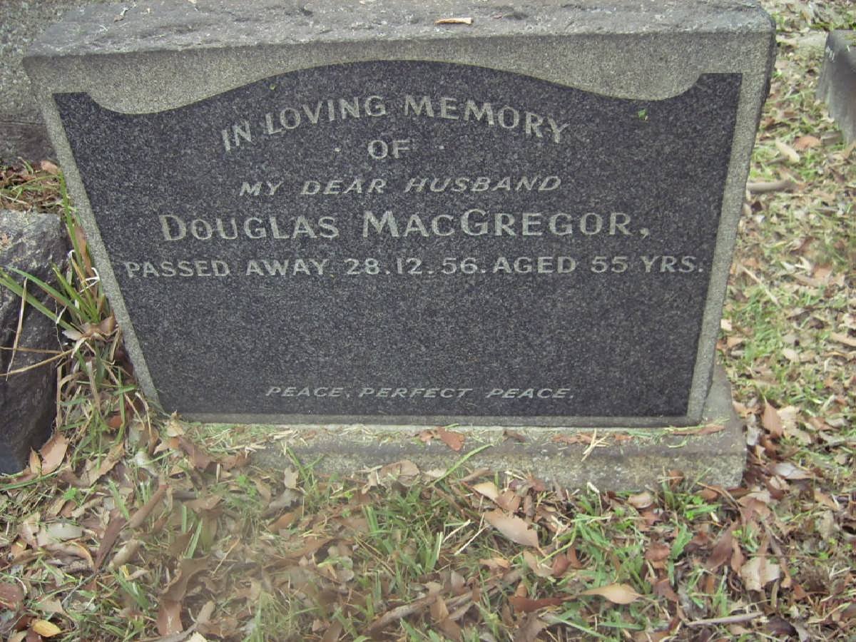 MacGREGOR Douglas -1956