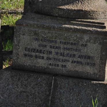 AVERY Henry James -1953 &amp; Elizabeth Walker -1957 :: FOSTER F.E. nee AVERY -1928