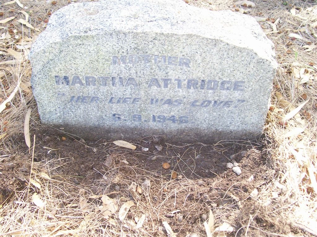 ATTRIDGE Martha -1946