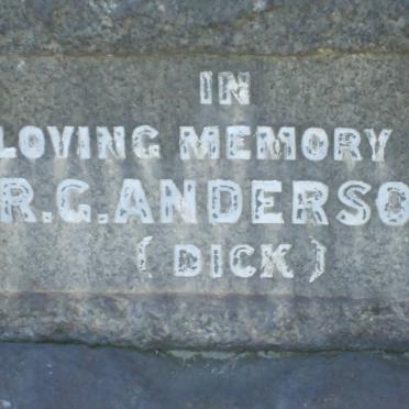 ANDERSON R.G. -1918