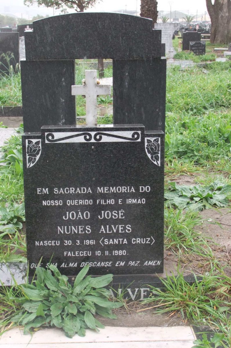 ALVES Joāo José Nunes 1961-1980