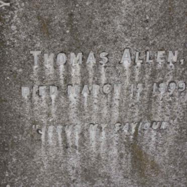 ALLEN Thomas -1899