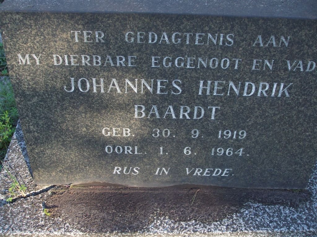 BAARDT 1919-1964