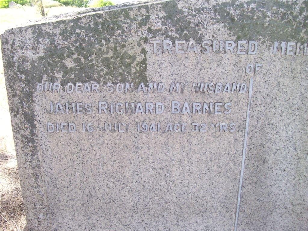 BARNES James Richard -1941
