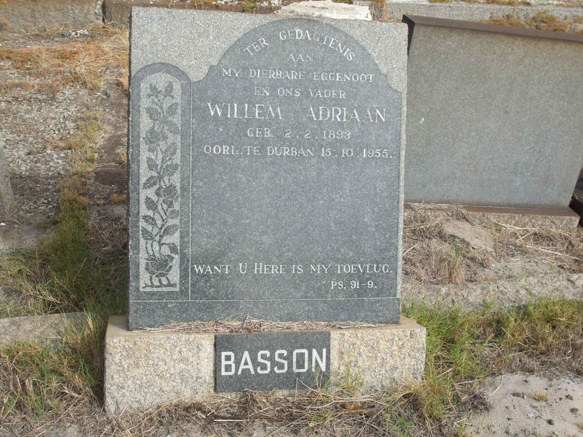 BASSON Willem Adriaan 1893-1955