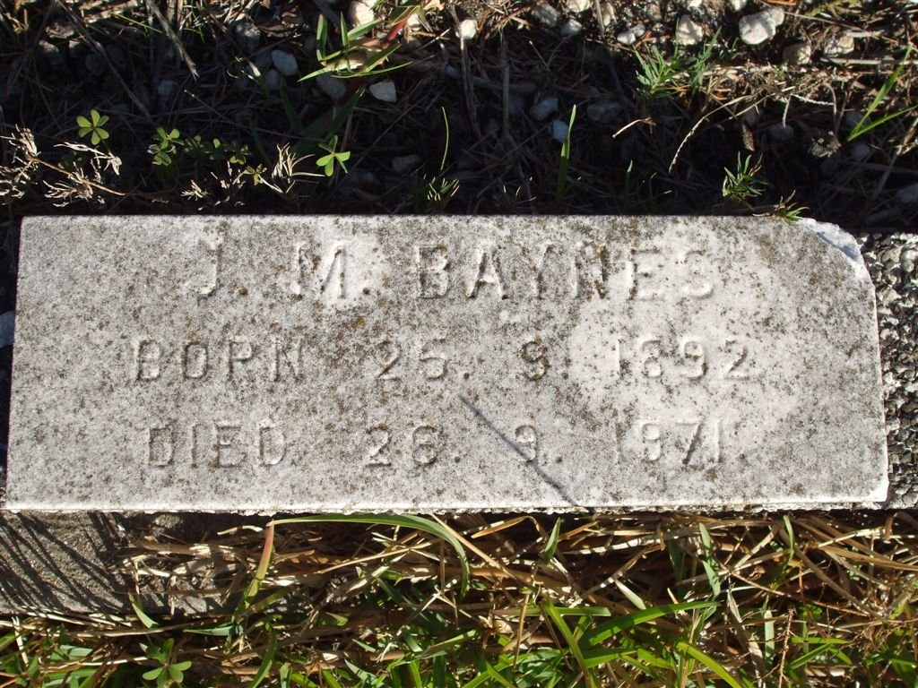 BAYNES J.M. 1892-1971