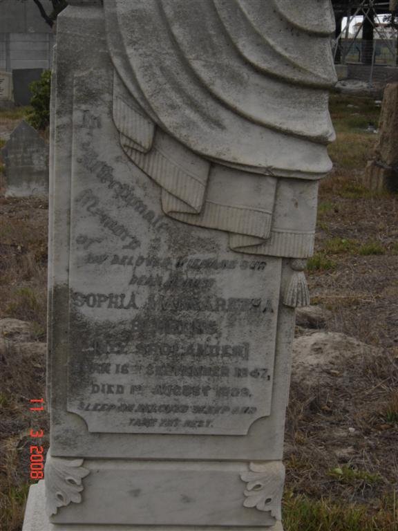 BEHRENS Sophia Margaretha nee SPOLANDER 1847-1909
