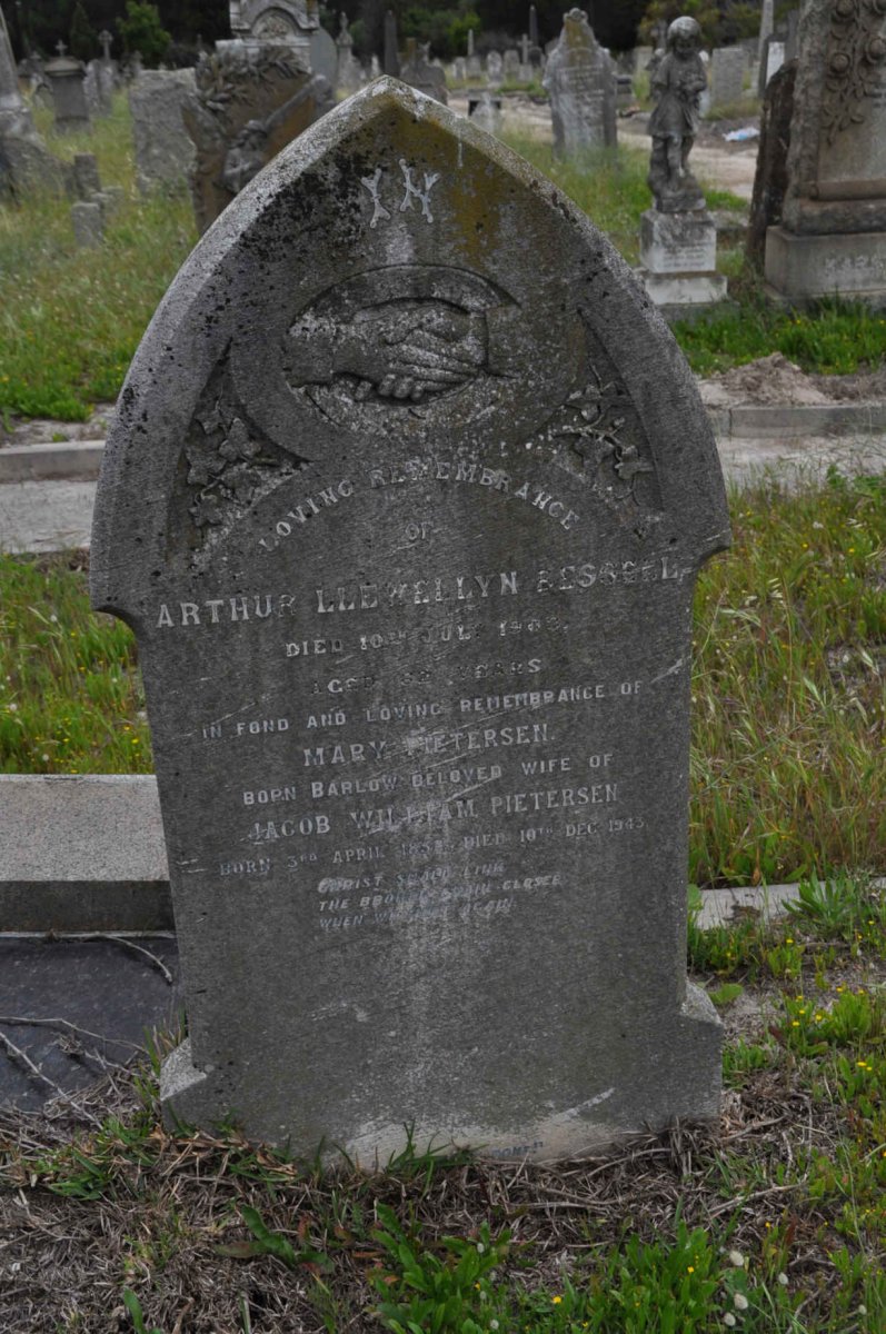 BESSELL Arthur Llewellyn -1903 :: PIETERSEN Mary nee BARLOW 18??-1943
