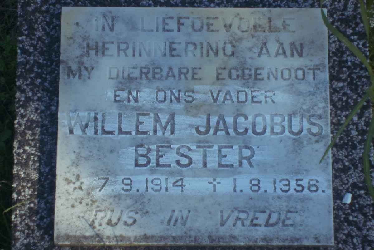 BESTER Willem Jacobus 1914-1956