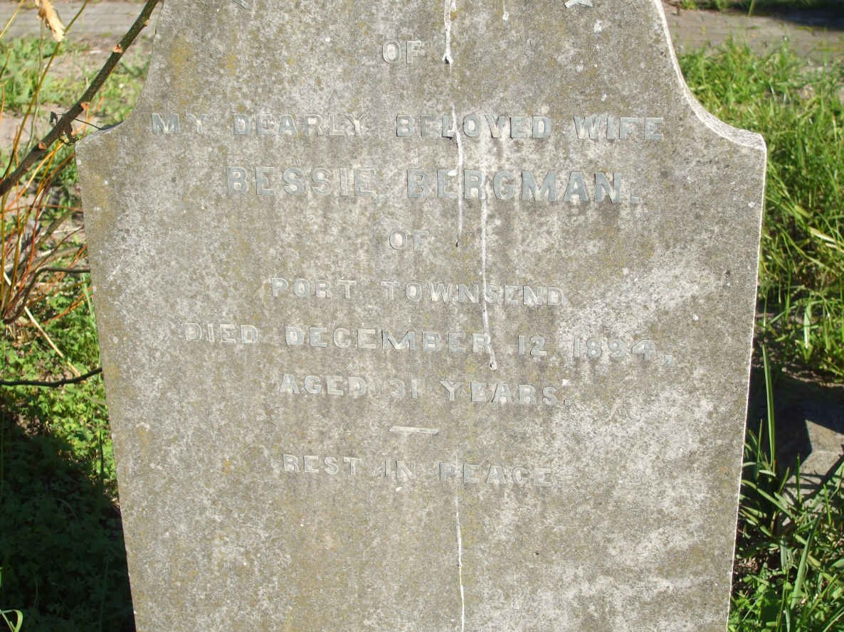 BERGMAN Bessie -1894 