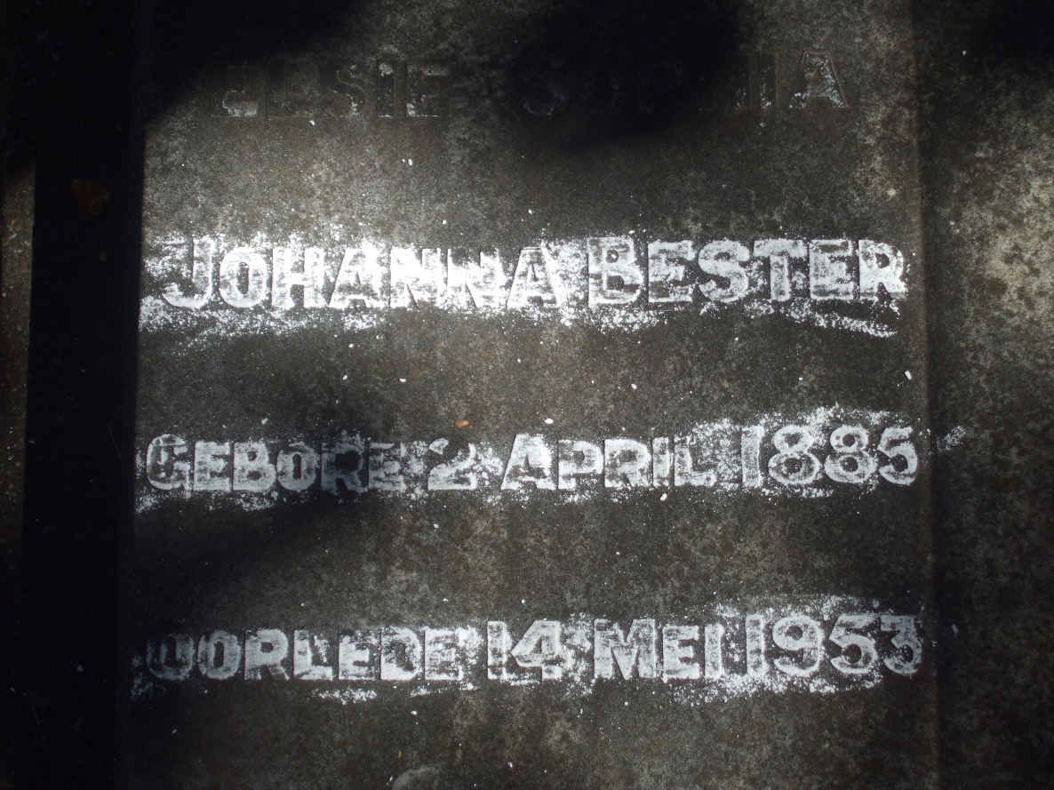 BESTER Johanna 1885-1953