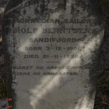 BERNTSEN Rolf 1901-1926