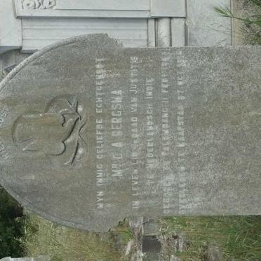 BERGSMA C.A. 1865-1916