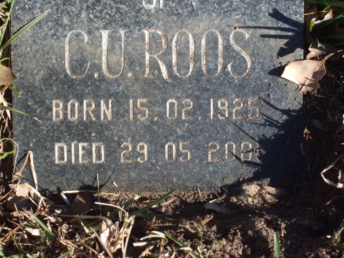 ROOS C.U. 1925-2001