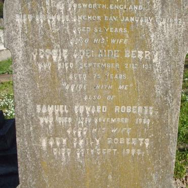 ROBERTS Samuel Edward -19?9 &amp; Mary Emily -19?2