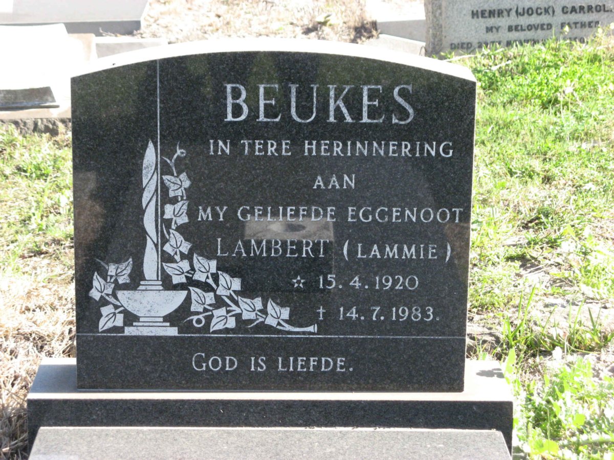 BEUKES Lambert 1920-1983