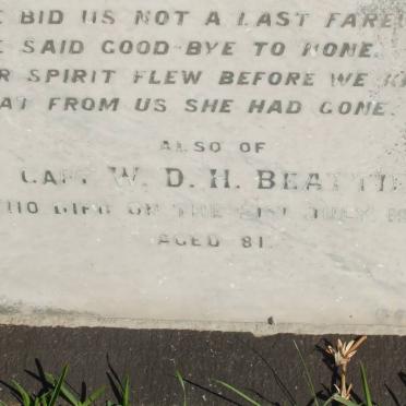 BEATTIE W.D.H. -1937 &amp; Margaret -1921