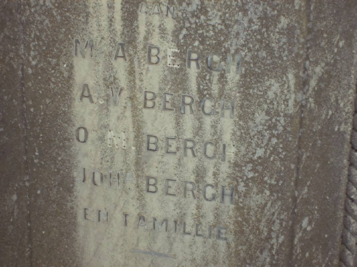 BERGH M.A. :: BERGH A.V. :: BERGH O M. :: BERGH John and Family