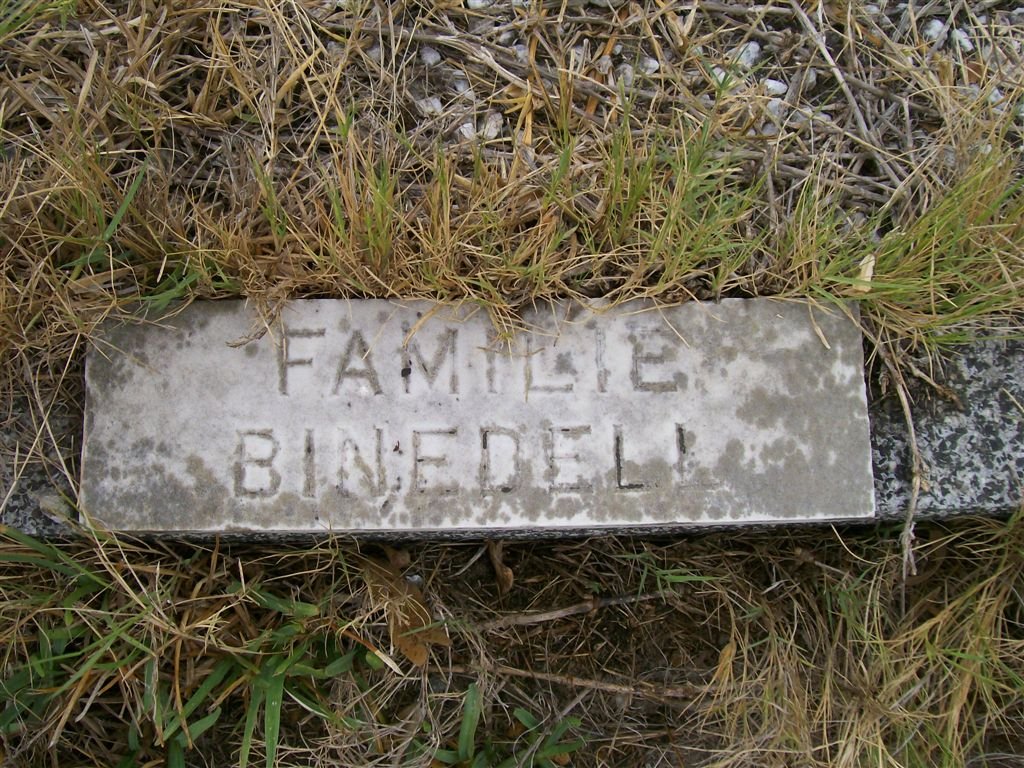 BINEDELL family grave