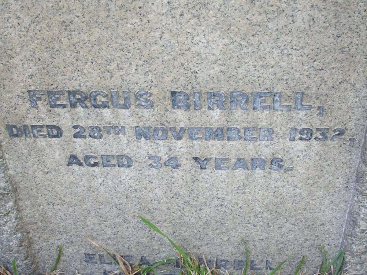 BIRRELL Fergus -1932