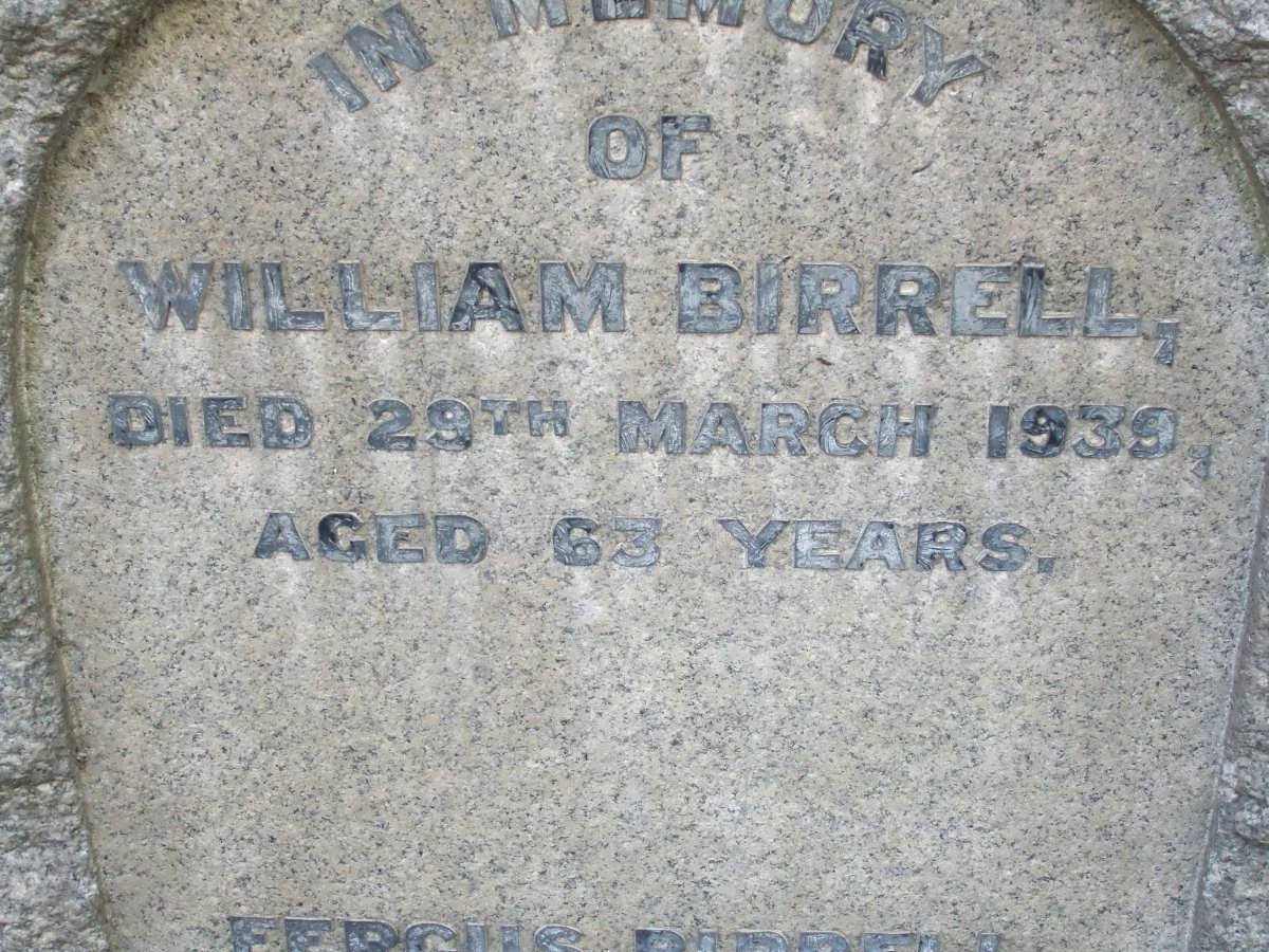 BIRRELL William -1939