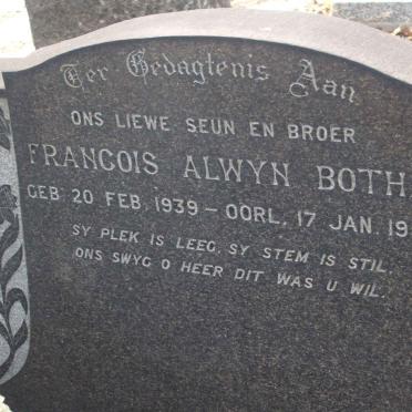BOTHA Francois Alwyn 1939-1956
