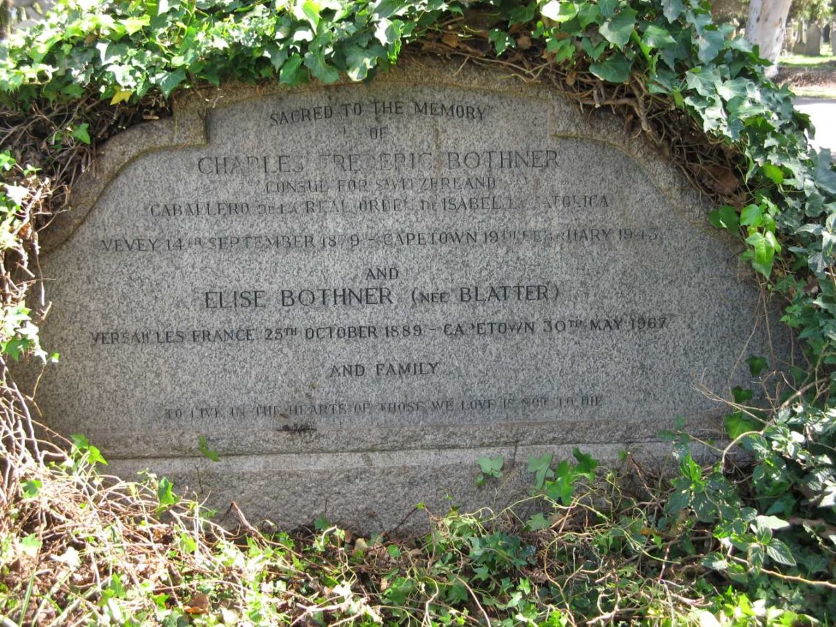 BOTHNER Charles Frederic 1879-1943 &amp; Elsie BLATTER 1889-1967
