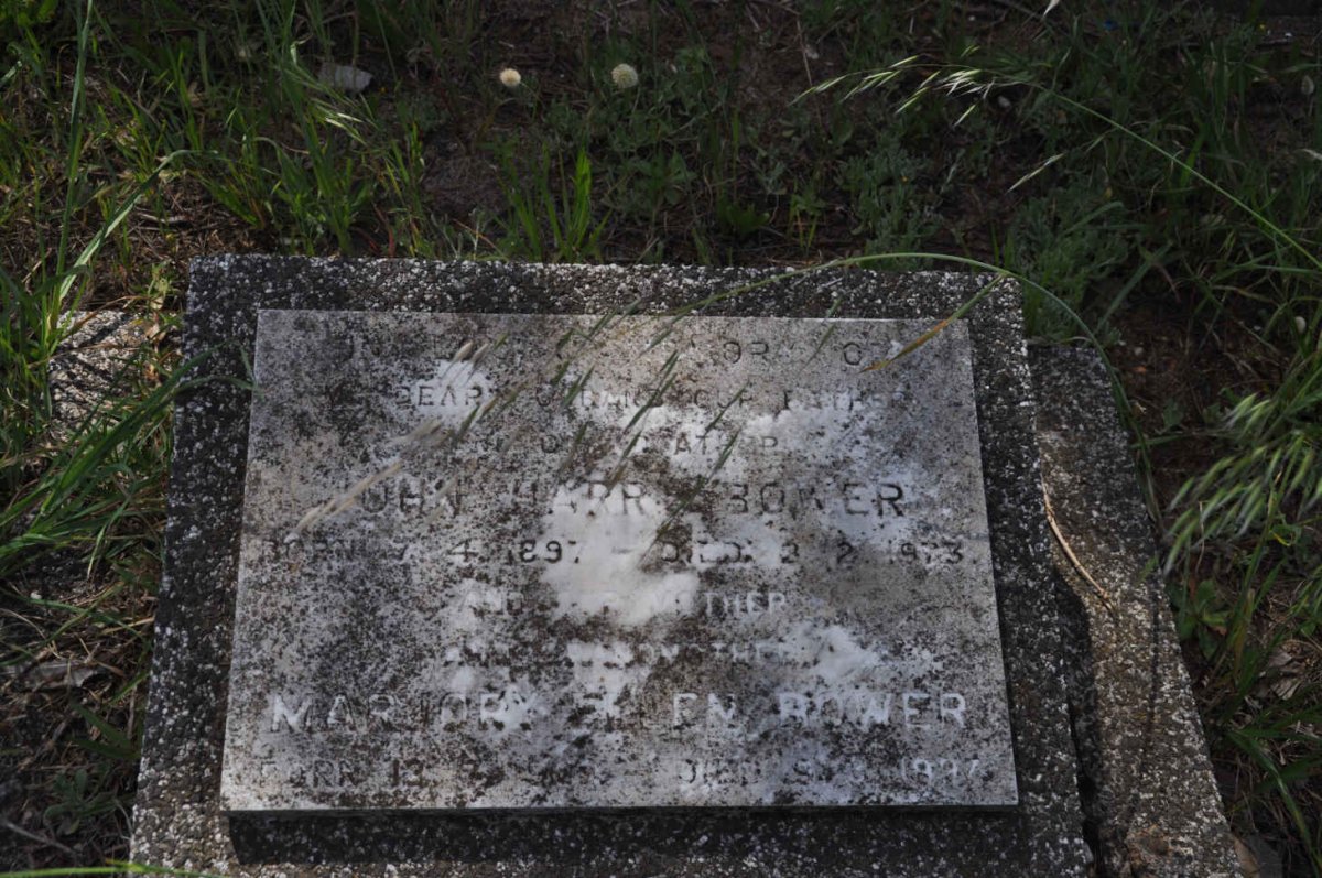 BOWER John Harry 1897-1973 &amp; Marjory Ellen -199?