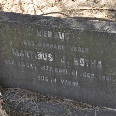 BOTHA Martinus J. 1877-1951