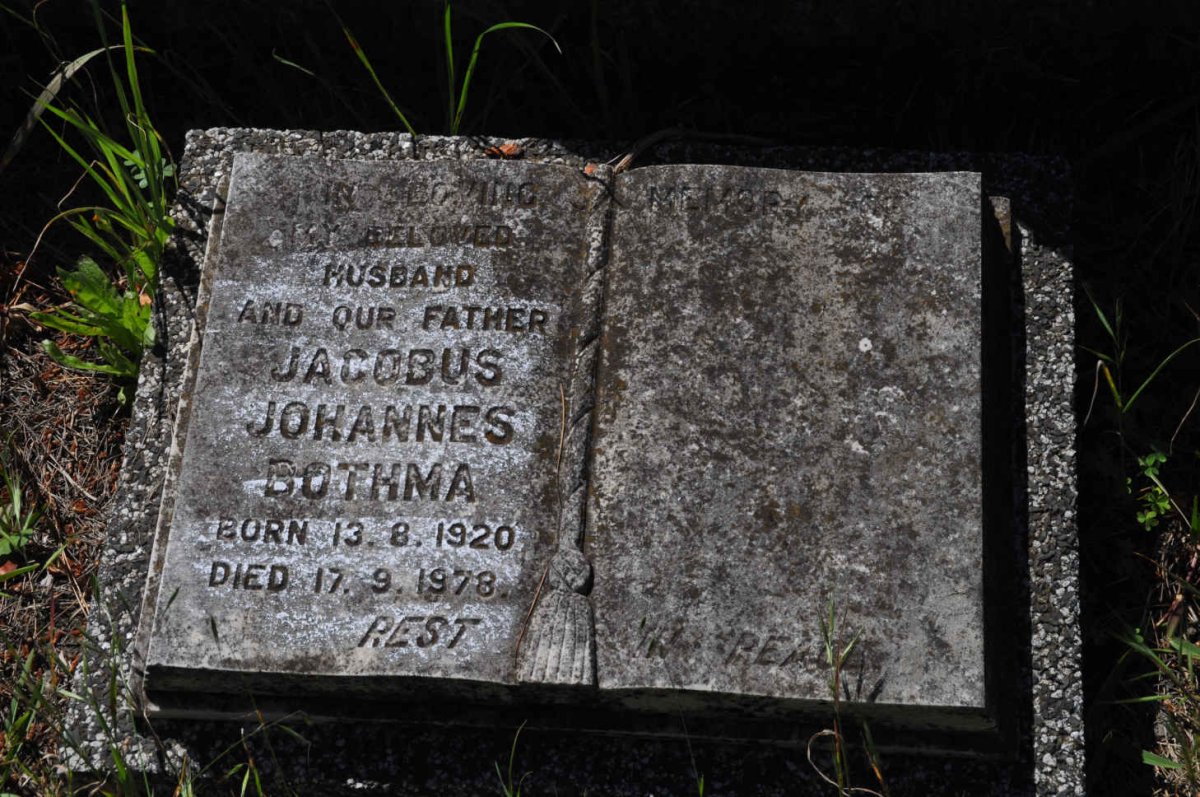 BOTHMA Jacobus Johannes 1920-1978