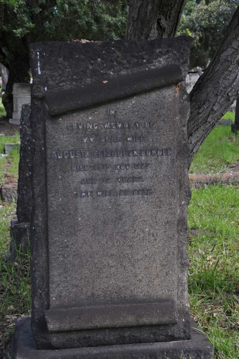 BOWDEN Augusta Elizabeth -1927