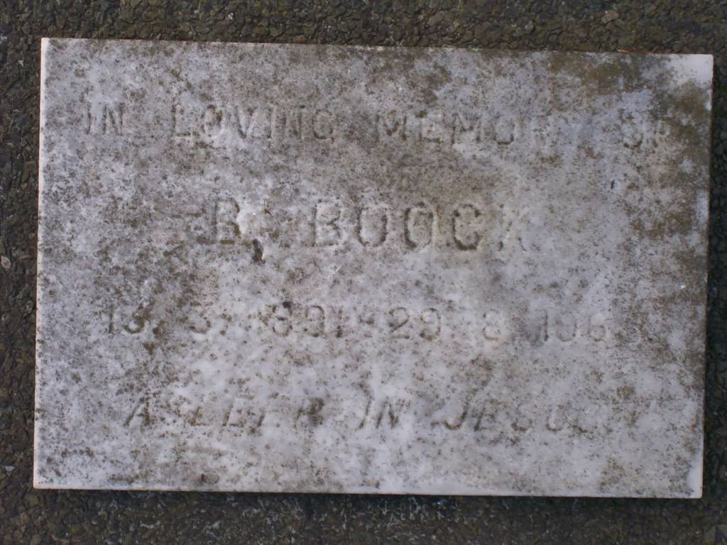 BOOCK B. 1929-1965