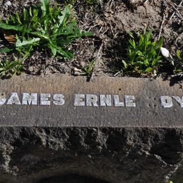 BOYES James Ernle