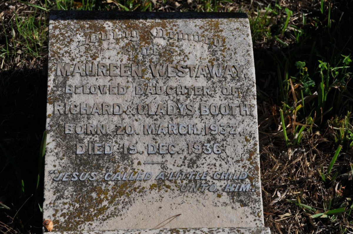 BOOTH Maureen Westaway 1932-1936