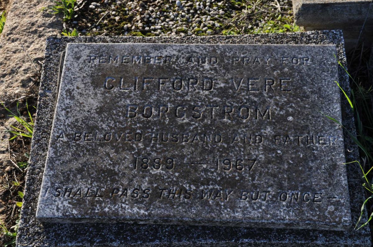 BORGSTROM Clifford Vere 1889-1967
