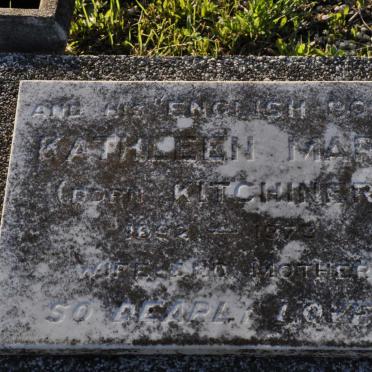 BORGSTROM Kathleen Mary nee KITCHINER 1892-1973